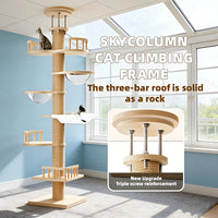 Multi-Level Cat Tree Tower with Condo, Perch & Hammock
