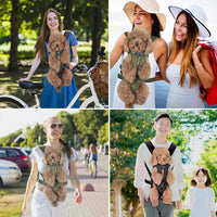 Front-Carry Pet Backpack Carrier for Cats & Small Dogs