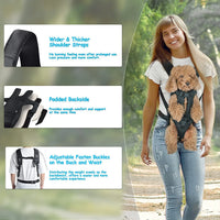 Front-Carry Pet Backpack Carrier for Cats & Small Dogs