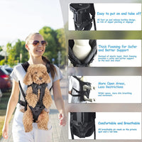 Front-Carry Pet Backpack Carrier for Cats & Small Dogs